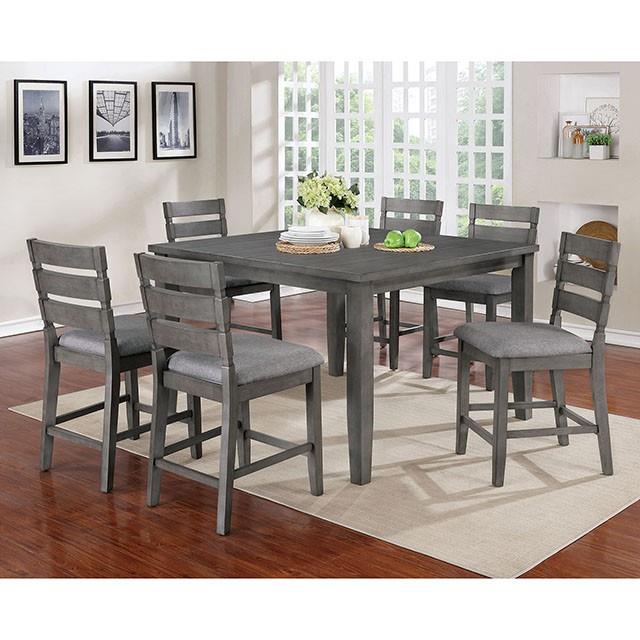  Furniture of America Viana CM3716PT Counter Ht. Table IMAGE 2
