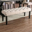  Furniture of America Alfred CM3735IV-BN Bench IMAGE 1