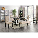  Furniture of America Alfred CM3735T Dining Table IMAGE 2