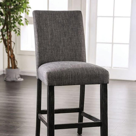  Furniture of America Brule CM3736GY-PC-2PK Counter Ht. Side Chair (2/Ctn) IMAGE 1