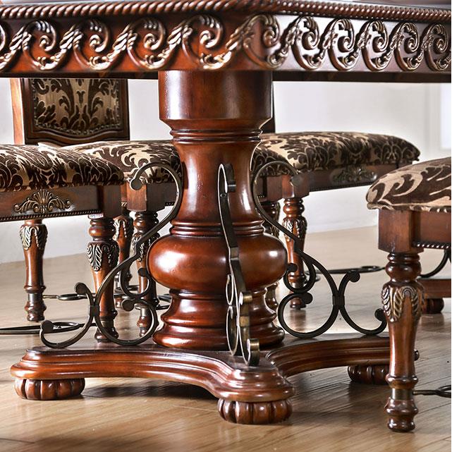  Furniture of America Lucie CM3788T-TABLE Dining Table IMAGE 5