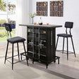  Furniture of America Dicarda CM3789BK-BT Bar Ht. Table IMAGE 1