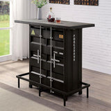  Furniture of America Dicarda CM3789BK-BT Bar Ht. Table IMAGE 4