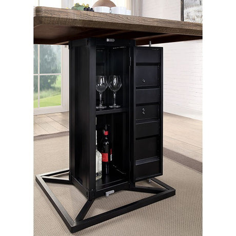  Furniture of America Dicarda CM3789BK-PT-TABLE Counter Ht. Table IMAGE 4