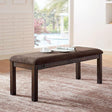  Furniture of America Burton CM3790BN Bench IMAGE 1