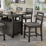  Furniture of America Vicky Counter Height Dining Table CM3794PT-TABLE IMAGE 1