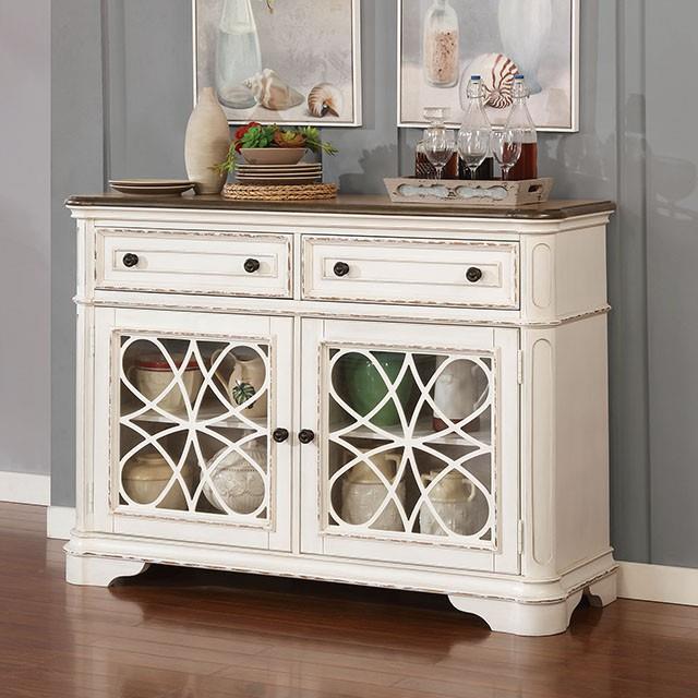  Furniture of America Leslie CM3795SV Server IMAGE 1