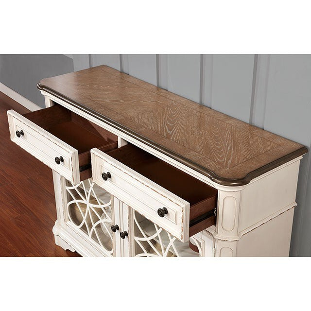  Furniture of America Leslie Dining Table CM3795T IMAGE 4