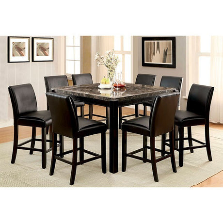  Furniture of America Gladstone CM3823BK-PC-2PK Counter Ht. Chair (2/Box) IMAGE 2
