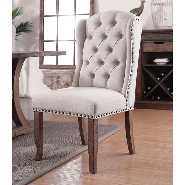  Furniture of America Gianna CM3829F-SCW-2PK Wingback Chair IMAGE 2