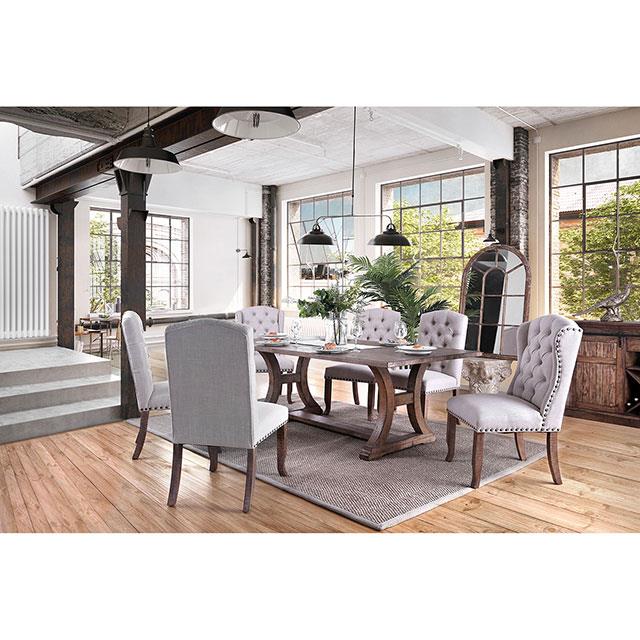  Furniture of America Gianna CM3829F-SCW-2PK Wingback Chair IMAGE 4