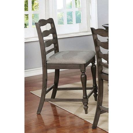  Furniture of America Theresa CM3912GY-PC-2PK Counter Ht. Chair (2/Ctn) IMAGE 2
