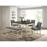  Furniture of America Plymouth CM3979PT Counter Ht. Table IMAGE 2