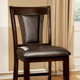  Furniture of America Brent CM3984DK-PC-2PK Counter Ht. Chair (2/Box) IMAGE 3