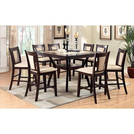  Furniture of America Brent CM3984PT Counter Ht. Table IMAGE 1