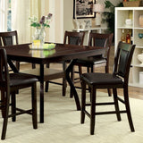  Furniture of America Square Brent Counter Height Dining Table CM3984W-PT IMAGE 3