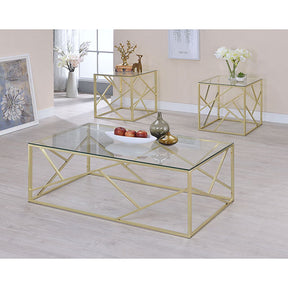  Furniture of America Pamplona Occasional Table Set CM4017CPN-3PK IMAGE 1