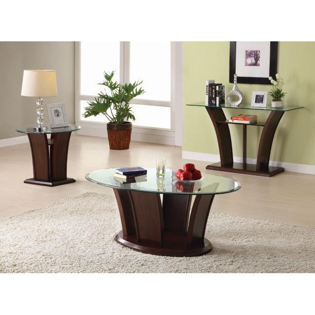  Furniture of America Manhattan CM4104C-PK Coffee Table IMAGE 2