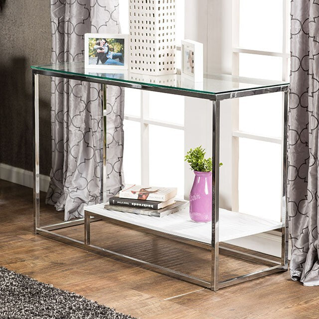  Furniture of America Vendi Sofa Table CM4231WH-S IMAGE 1