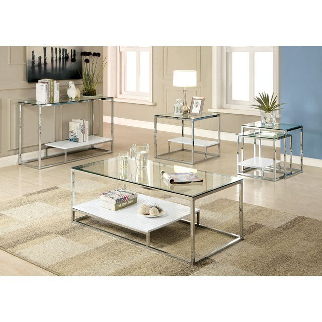  Furniture of America Vendi Sofa Table CM4231WH-S IMAGE 8