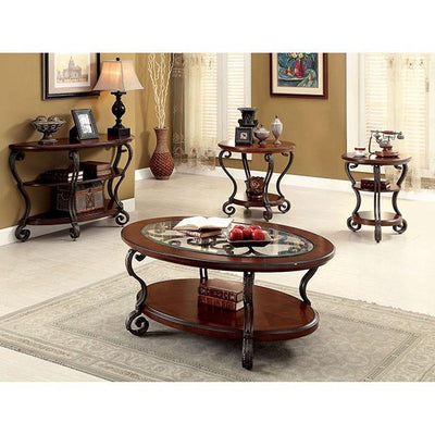  Furniture of America May CM4326T Side Table IMAGE 1
