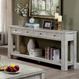  Furniture of America Meadow CM4327WH-S Sofa Table IMAGE 1