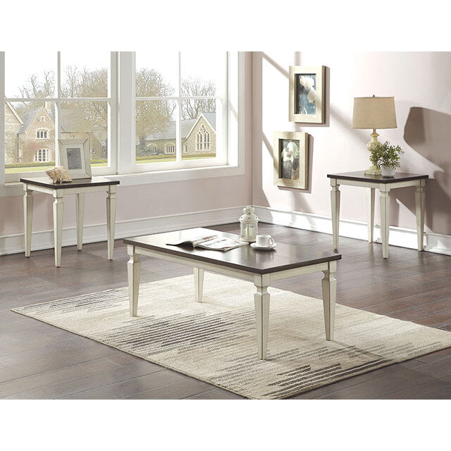  Furniture of America Monmouth Occasional Table Set CM4388BW-3PK IMAGE 2