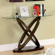  Furniture of America Atwood CM4401S Oval Sofa Table IMAGE 1