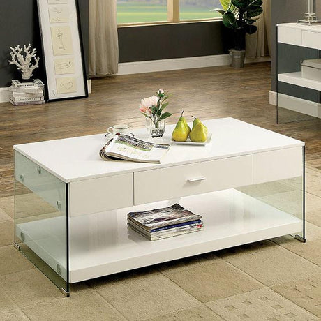  Furniture of America Raya CM4451WH-C Coffee Table IMAGE 3