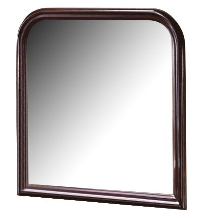 Crown Mark Furniture Louis Philip Dresser Mirror in Dark Cherry image