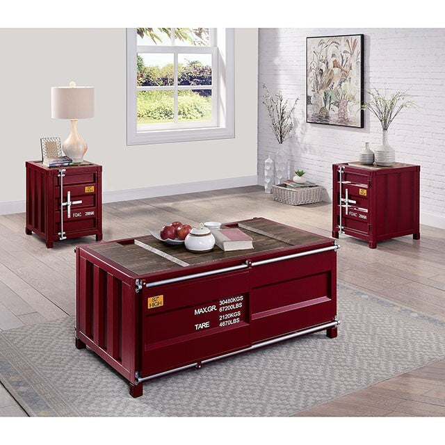  Furniture of America Dicargo CM4789RD-E End Table IMAGE 2