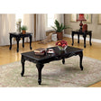  Furniture of America Cheshire Occasional Table Set CM4914BK-3PK IMAGE 1