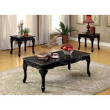  Furniture of America Cheshire Occasional Table Set CM4914BK-3PK IMAGE 1