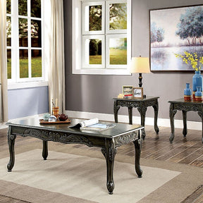  Furniture of America Cheshire Occasional Table Set CM4914GY-3PK IMAGE 1