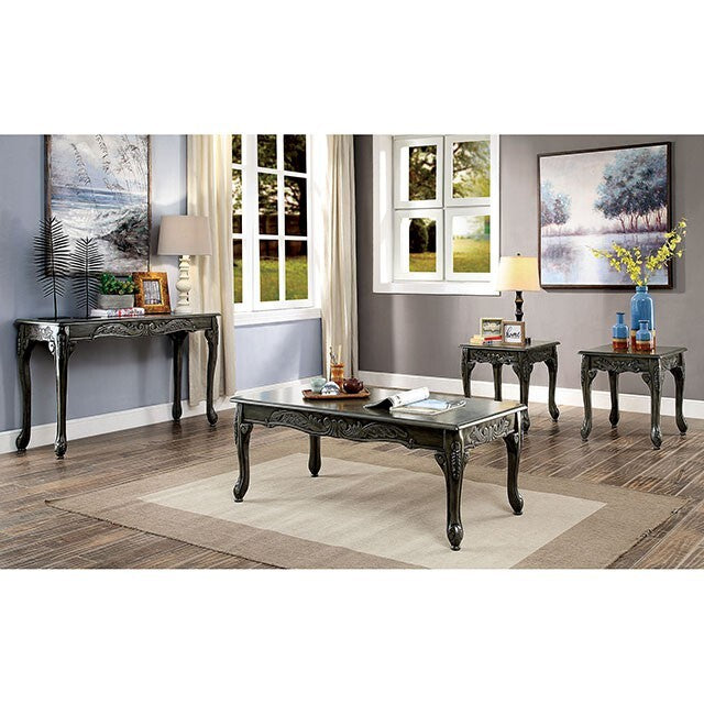  Furniture of America Cheshire Occasional Table Set CM4914GY-3PK IMAGE 2