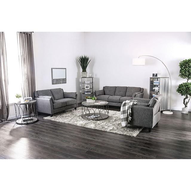  Furniture of America Yazmin Stationary Fabric Loveseat CM6020-LV IMAGE 1