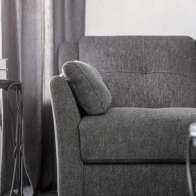  Furniture of America Yazmin Stationary Fabric Loveseat CM6020-LV IMAGE 8