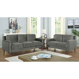  Furniture of America Brandi Stationary Fabric Sofa CM6064GY-SF IMAGE 2