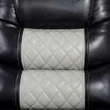  Furniture of America Leipzig Power Leatherette Recliner CM6080-CH-PM IMAGE 4