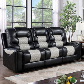  Furniture of America Leipzig Power Reclining Leatherette Sofa CM6080-SF-PM IMAGE 1