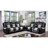  Furniture of America Leipzig Power Reclining Leatherette Sofa CM6080-SF-PM IMAGE 2