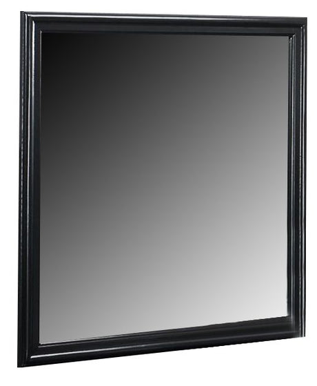 Crown Mark Furniture Louis Philip Dresser Mirror in Black image