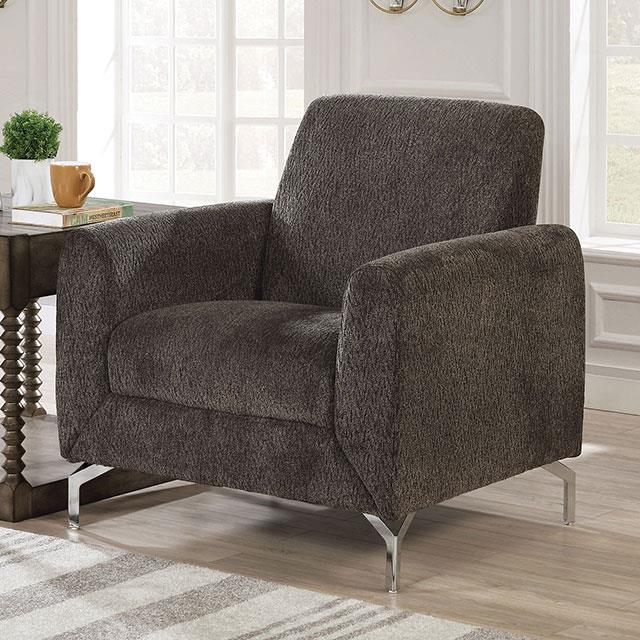  Furniture of America Lauritz CM6088DG-CH Chair IMAGE 1