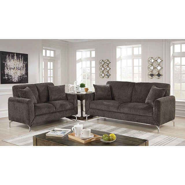  Furniture of America Lauritz Stationary Sofa CM6088DG-SF IMAGE 2