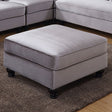  Furniture of America Jolanda CM6158GY-OT Ottoman IMAGE 1