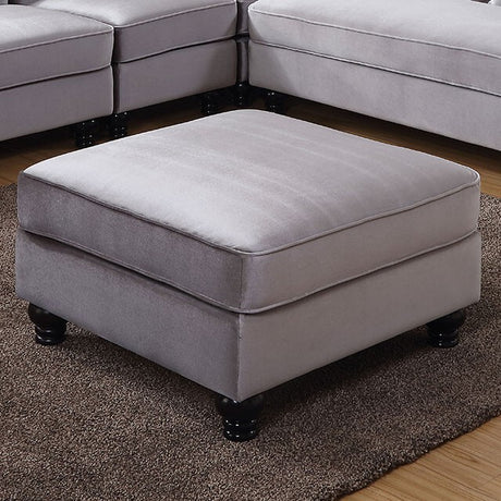  Furniture of America Jolanda CM6158GY-OT Ottoman IMAGE 1