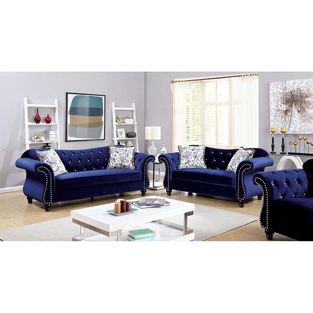  Furniture of America Jolanda CM6159BL-CH-VN Chair IMAGE 1