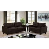  Furniture of America Alissa Stationary Fabric Loveseat CM6213BR-LV IMAGE 2
