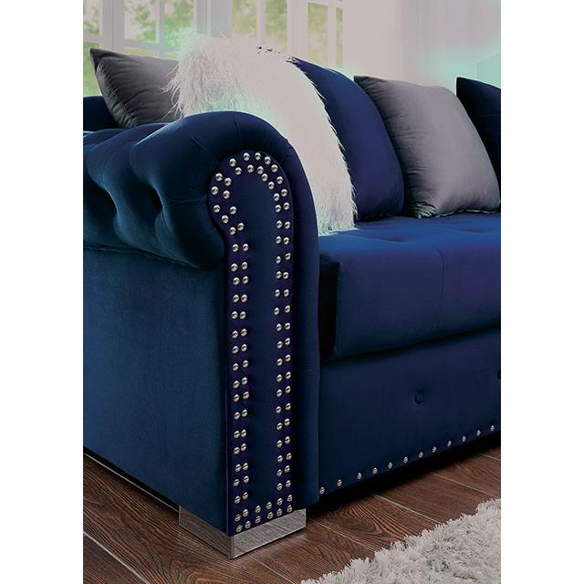  Furniture of America Wilmington CM6239BL-SECT Sectional IMAGE 3