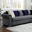  Furniture of America Wilmington Fabric Sectional CM6239GY-SECT IMAGE 1